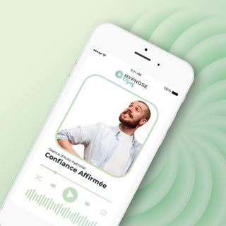 Mockup de la séance Confiance Affirmée – séance d’auto-hypnose 20 minutes – HypnoseObjectif