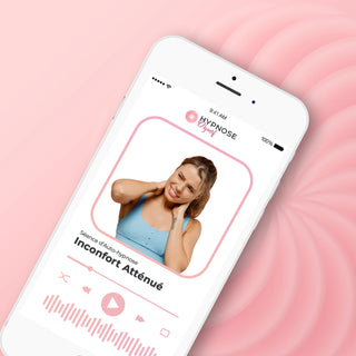 Mockup de la séance Inconfort Atténué – séance d’auto-hypnose 20 minutes – HypnoseObjectif