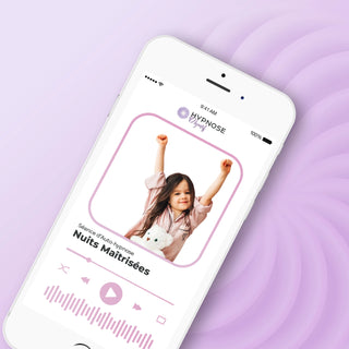 Mockup de la séance Nuits Maîtrisées – séance d’auto-hypnose 20 minutes – HypnoseObjectif