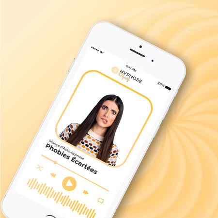 Mockup de la séance Phobies Écartées – séance d’auto-hypnose 20 minutes – HypnoseObjectif