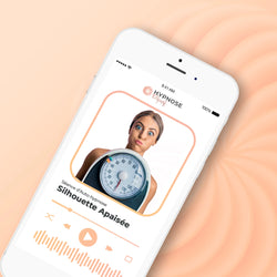 Mockup de la séance Silhouette Apaisée – séance d’auto-hypnose 20 minutes – HypnoseObjectif